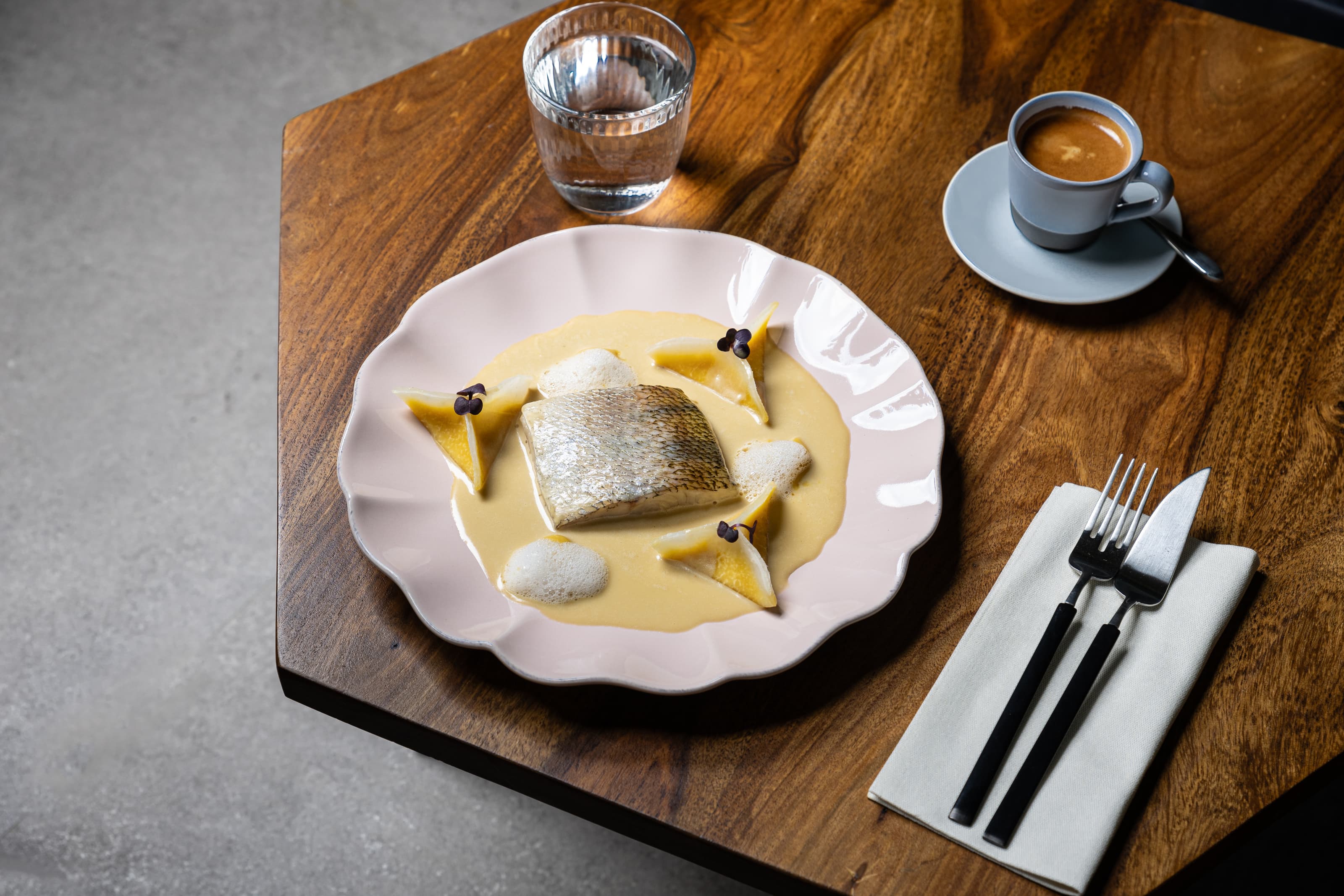 Dessert served at SeoVillage restaurant