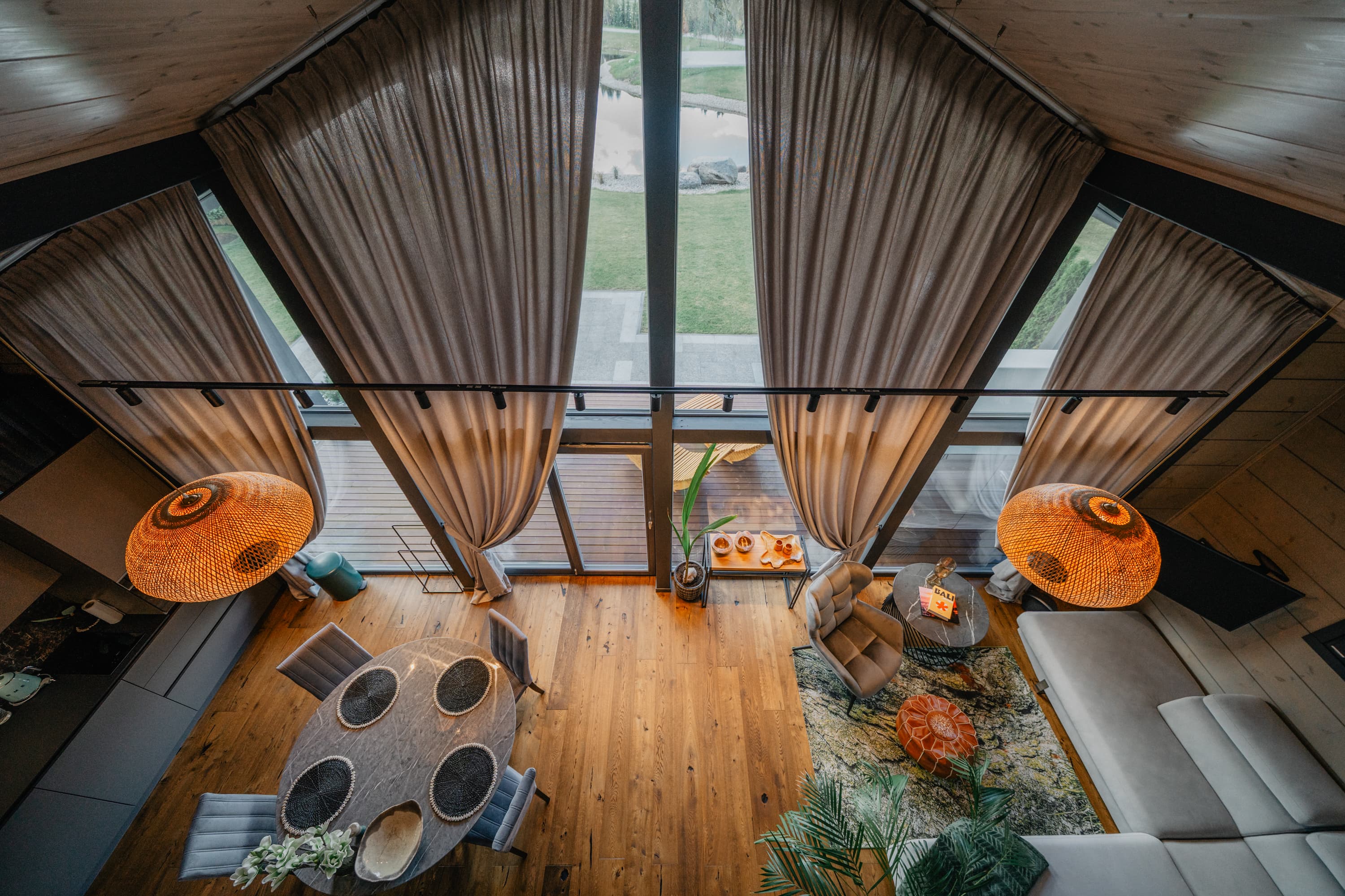 Villa Bali attic relaxation area